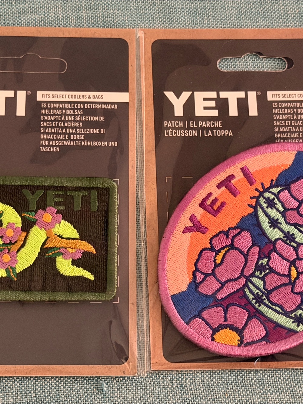 @katimack Yeti patch Set - Pink & Purple